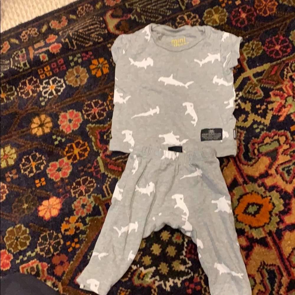 Mini Munster kids shark too and pants- selling set